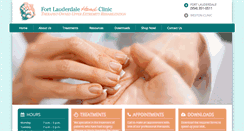 Desktop Screenshot of handclinic.com